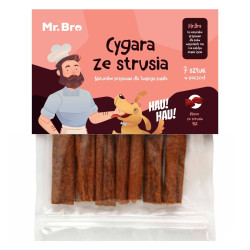 Przysmaki dla psa Mr. Bro Cygaro ze Strusia 7szt