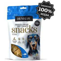 Dog Treats DR MALOU Meat Cubes 100% Freeze-Dried Tuna 50g