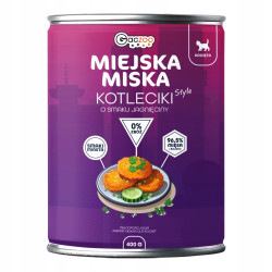 Karma mokra dla kota Gaczoo Miejska Miska dla kociąt Kotleciki Jagnięce 400g