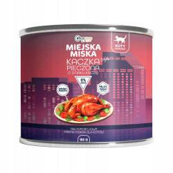 Karma mokra dla kota Gaczoo Miejska Miska Kaczka Pieczona 185g