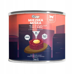 Karma mokra dla kota Gaczoo Miejska Miska Tatar Wołowy 185g