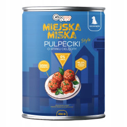 Karma mokra dla psa Gaczoo Miejska Miska dla szczeniąt Pulpeciki Cielęce 400g